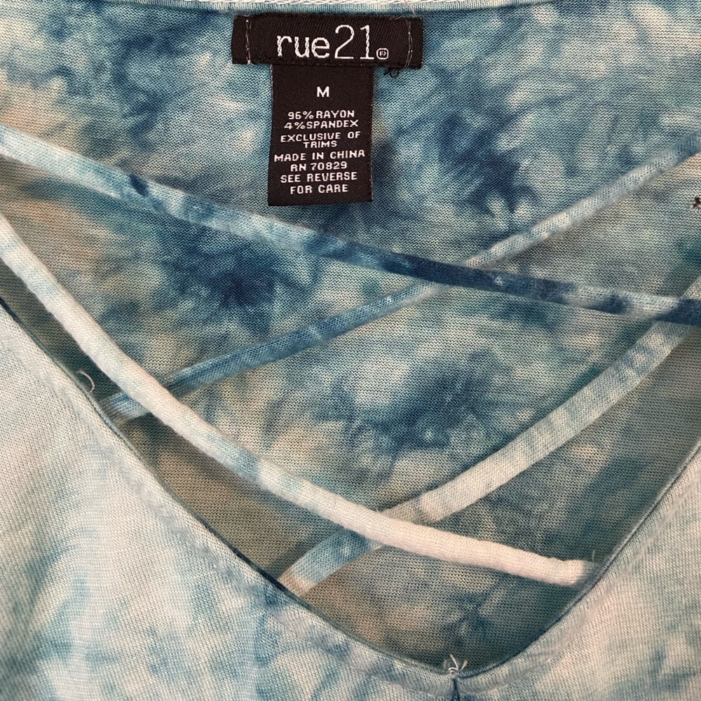 Two for One - Rue21 Strappy Tie Dye Tees - Picture 5 of 10